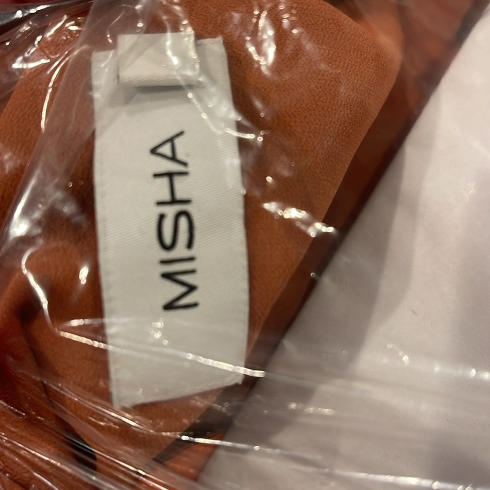 Copper color midi dress - Picture 3 of 3